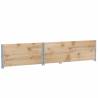 Pallet Collars 2 pcs 120x80 cm Solid Wood Pine | Hipo Market