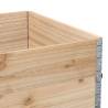 Pallet Collars 2 pcs 120x80 cm Solid Wood Pine | Hipo Market