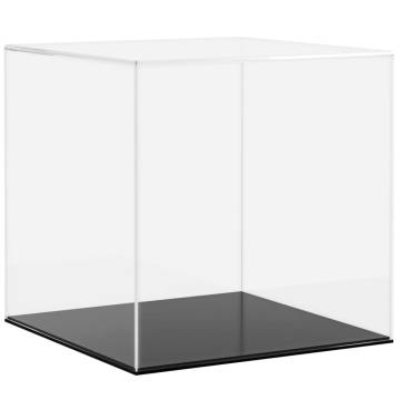 Transparent Acrylic Display Box 30x30x30 cm - Durable & Dustproof