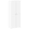 Stylish White File Cabinet - 60x32x153 cm Engineered Wood