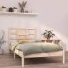 Bed Frame Solid Wood 100x200 cm Colour natural Size 100 x 200 cm 