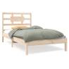 Solid Wood Bed Frame 100x200 cm - Timeless Design