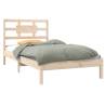 Solid Wood Bed Frame 100x200 cm - Timeless Design