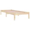 Solid Wood Bed Frame 100x200 cm - Timeless Design