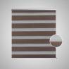 Zebra Blind 80x175 cm Coffee - Elegant & Modern Design