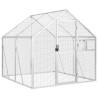 Aviary Silver 1.79x2x1.85 m Aluminium - Secure Bird Home