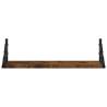 Wall Shelves 2 pcs Smoked Oak - Stylish & Practical Storage