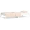 Day Bed White 90x200 cm | Solid Pine Wood - Hipomarket