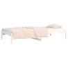 Day Bed White 90x200 cm | Solid Pine Wood - Hipomarket