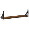 Wall Shelves 2 pcs Smoked Oak - Stylish & Practical Storage