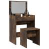  Dressing Table and Stool Smoked Oak 60x40x113.5 cm Colour smoked oak Quantity in Package 1 