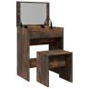 Dressing Table and Stool Smoked Oak | Stylish Bedroom Decor