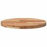 Round Solid Wood Acacia Table Top Ø60x4 cm - Hipomarket