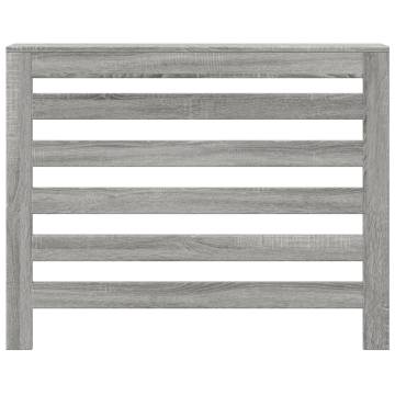 Radiator Cover Grey Sonoma - Stylish Engineered Wood Design