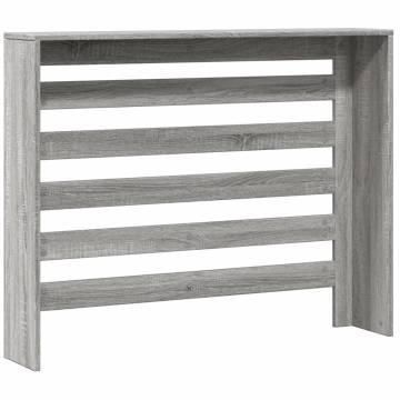 Radiator Cover Grey Sonoma - Stylish Engineered Wood Design