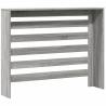 Radiator Cover Grey Sonoma - Stylish Engineered Wood Design