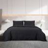 Duvet Cover Set Black 135x200 cm Cotton | Soft & Elegant