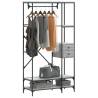  Clothes Rack with Shelves Grey Sonoma Engineered Wood Colour grey sonoma Quantity in Package 1 Number of 