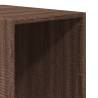 Stylish Brown Oak Wardrobe - 30x50x200 cm Engineered Wood