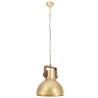 Industrial Hanging Lamp 25W Brass Round 40cm E27 - Hipomarket