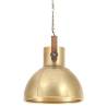 Industrial Hanging Lamp 25W Brass Round 40cm E27 - Hipomarket