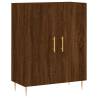 Stylish Highboard Brown Oak - 69.5x34x180 cm | Hipomarket