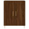 Stylish Highboard Brown Oak - 69.5x34x180 cm | Hipomarket