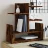  Desk Organiser Smoked Oak 49x20x52.5 cm Engineered wood Colour smoked oak 