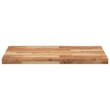 Rectangular Solid Wood Acacia Table Top - 100x60 cm