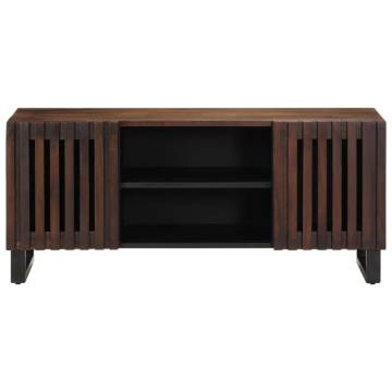 Brown TV Cabinet 105x34x46 cm - Solid Mango Wood - HipoMarket