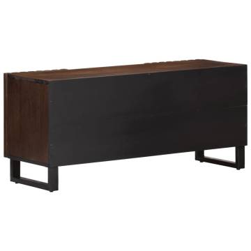 Brown TV Cabinet 105x34x46 cm - Solid Mango Wood - HipoMarket