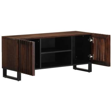 Brown TV Cabinet 105x34x46 cm - Solid Mango Wood - HipoMarket