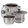 Eurotrail 3 Piece Cookware Set - Durable Stainless Steel