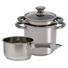 Eurotrail 3 Piece Cookware Set - Durable Stainless Steel