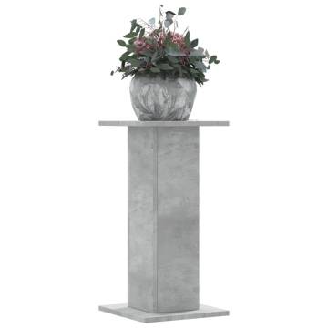 Concrete Grey Plant Stands - 2 pcs Engineered Wood 60 cm