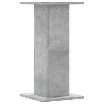 Concrete Grey Plant Stands - 2 pcs Engineered Wood 60 cm