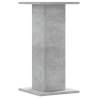 Concrete Grey Plant Stands - 2 pcs Engineered Wood 60 cm