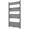 Grey Bathroom Central Heating Towel Rail Radiator Straight 600x1160mm Colour grey Size 600 x 1160 mm Quantity in Package 1 Model straight 