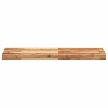 Floating Shelves 4 pcs Solid Acacia Wood - 100x30x4 cm