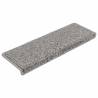 Stair Mats 10 pcs 65x21x4 cm Grey - Non-slip & Washable