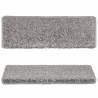 Stair Mats 10 pcs 65x21x4 cm Grey - Non-slip & Washable