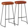 3 Piece Bar Set - Solid Rough Wood Mango & Metal | HipoMarket