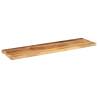 Rectangular Solid Wood Table Top - 100x40 cm | Hipo Market