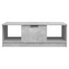 Stylish Concrete Grey Coffee Table | 102x50x36 cm | Hipomarket