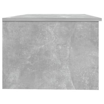 Stylish Concrete Grey Coffee Table | 102x50x36 cm | Hipomarket