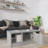 Stylish Concrete Grey Coffee Table | 102x50x36 cm | Hipomarket