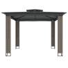 Gazebo with Double Roof Anthracite 2.94x2.94 m - Buy Now