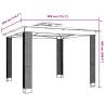 Gazebo with Double Roof Anthracite 2.94x2.94 m - Buy Now