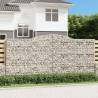 Arched Gabion Baskets 5 pcs 400x50x180/200 cm Galvanised Iron Size 400 x 50 x 180/200 cm Quantity in Package 5 