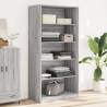  Wardrobe Grey Sonoma 100x50x200 cm Engineered Wood Colour grey sonoma Size 100 x 50 x 200 cm Quantity in Package 1 Amount 4 shelves 